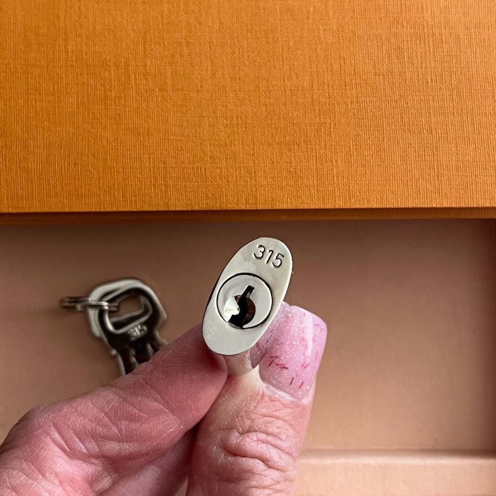 🛑SOLD🛑 Louis Vuitton Silver Lock #315 and Keys - Picture 7 of 9